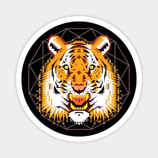 Tiger Head Magnet